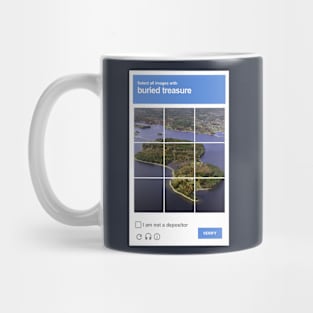 Oak Island Robot Mug